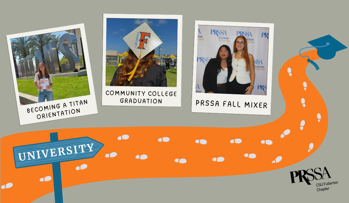 transfer student experience from orientation to graduation to CSUF through PRSSA
