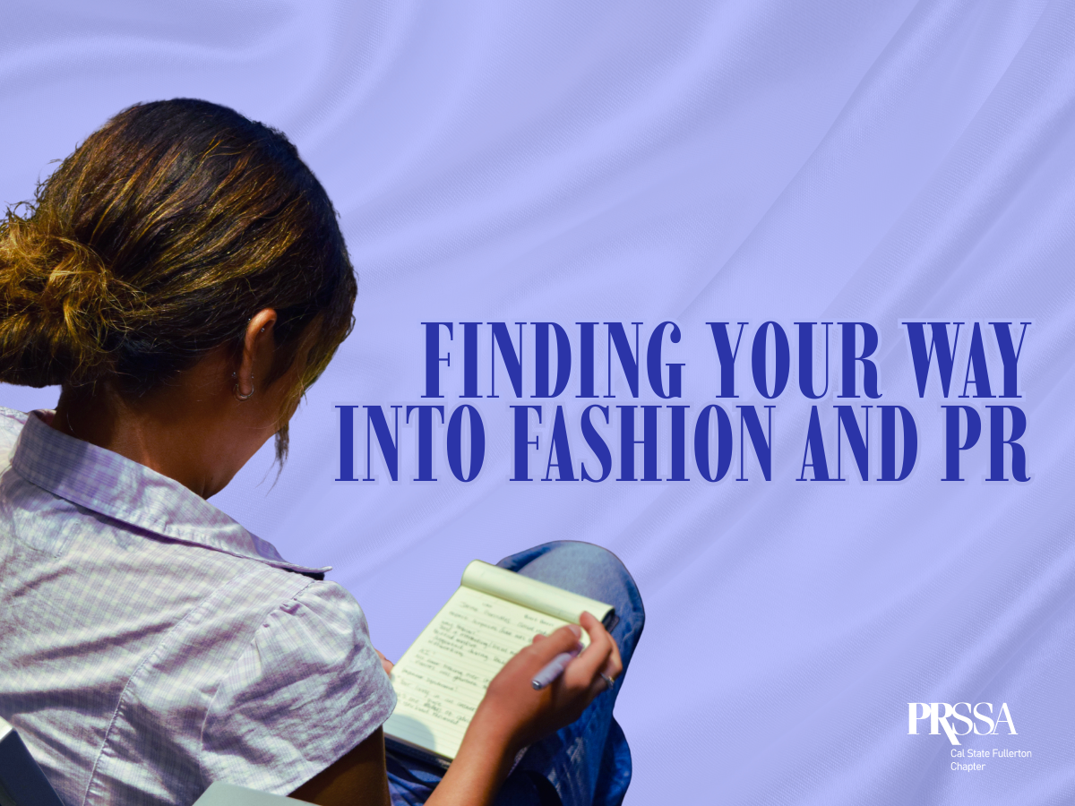 Finding Your Way Into Fashion and PR